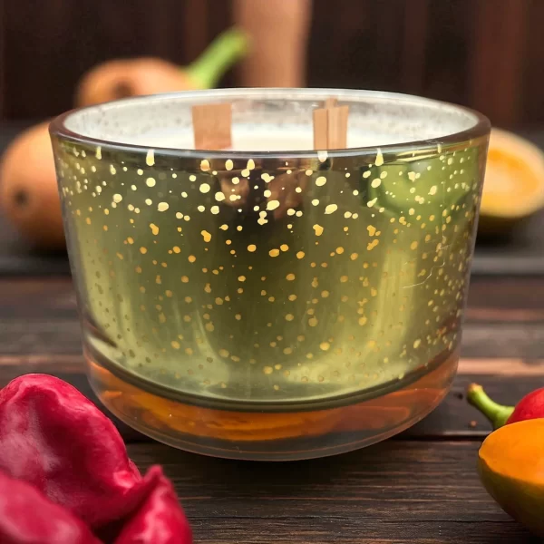2 wick candle
